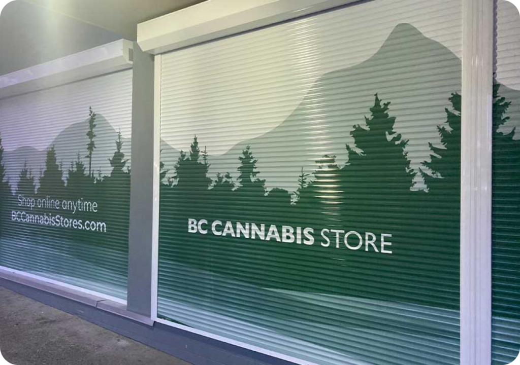 BC Cannabis Roll Shutters by Talius