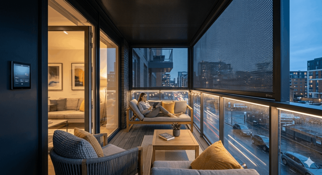 Habitat Screen For Condo Balcony